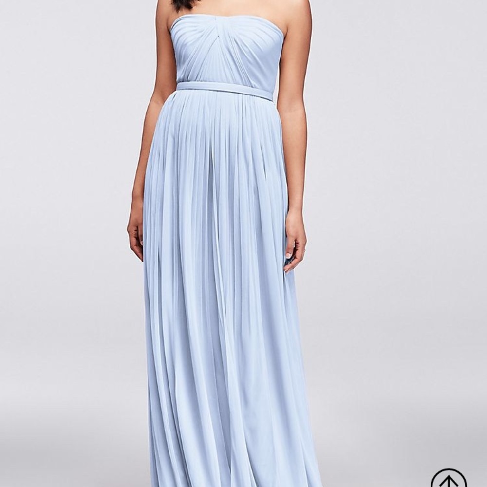 David’s Bridal Versa convertible mesh dress